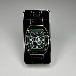 Bricheta Neagra cu Ceas VERDE BNC01 TWP-F31