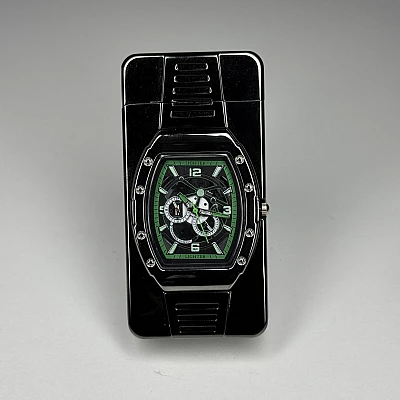 Bricheta Neagra cu Ceas VERDE BNC01 TWP-F31 Bricheta Neagra cu Ceas VERDE BNC01 TWP-F31