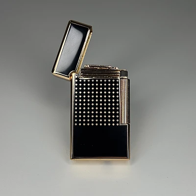 Bricheta Luxury DOTS LD705 Negru Auriu TWP-DR705 Bricheta Luxury DOTS LD705 Negru Auriu TWP-DR705