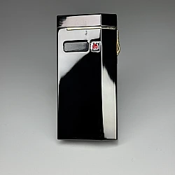 Bricheta Black /Chrome cu aprindere electrica in X si Flacara