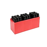 Set 27 poansoane litere 8 mm