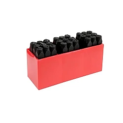 Set 27 poansoane litere 8 mm