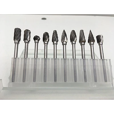Set 10 Freze de Carbura MICI 3-6 MM  pentru Metal