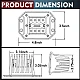 Set 2 Proiector auto 48W 4/6/4 LED 3 randuri 12/24v Set 2 Proiector auto 48W 4/6/4 LED 3 randuri 12/24v