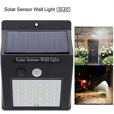 Set 5 Lampi Solare BRIGHT 30 LED cu Senzor de Miscare si Lumina 1 Mod ILUMINARE Set 5 Lampi Solare BRIGHT 30 LED cu Senzor de Miscare si Lumina 1 Mod ILUMINARE