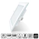 Aplica Patrata 12W Led MAT Margine de sticla incastrabila in tavan fals si rigips