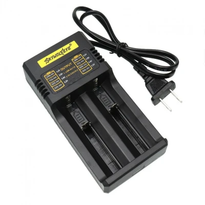 Incarcator Acumulatori 18650 MS-282AX 4.2V Li-Ion cu 2 Porturi la Priza 220V