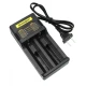 Incarcator Acumulatori 18650 MS-282AX 4.2V Li-Ion cu 2 Porturi la Priza 220V