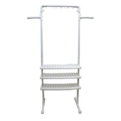 Raft Multifunctional pentru Baie YLT-0418 104 x 43 x 162 cm 3 Rafturi Alb
