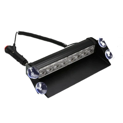 Stroboscop LED auto parbriz COB rosu albastru 