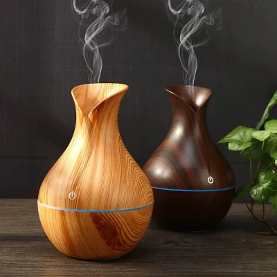 Umidificator de Aer 300ml LED LIGHT WOOD HUS 02-1 Difuzor