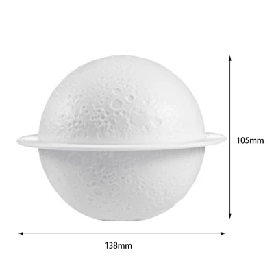 Umidificator in forma de planeta 3 tipuri de lumina 200 ml