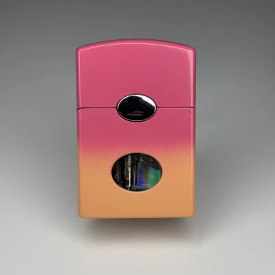 Bricheta Dubla metalica Pink-Orange BB03 TWP020