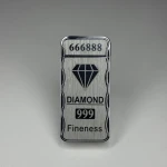 Bricheta Silver Bar Diamond A01-16