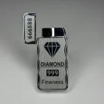 Bricheta Silver Bar Diamond A01-16