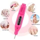 Freza Unghii Roz include 5 pile 5 capete abrazive Viteza Reglabila Semiprofesionala ALIMENTARE USB