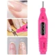 Freza Unghii Roz include 5 pile 5 capete abrazive Viteza Reglabila Semiprofesionala ALIMENTARE USB