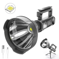 Lanterna de Mana W590 cu TREPIED , Baterie Externa 1000W LED foarte puternic P50