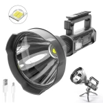 Lanterna de Mana W591 cu TREPIED putere 1000W LED foarte puternic P90 dunctie de Baterie Externa XL