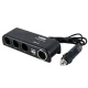 Priza auto Olesson 1525  120W 2 x USB 3 prize + port iesire bricheta