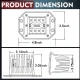 Proiector auto 48W 4/6/4 LED 3 randuri 12/24v