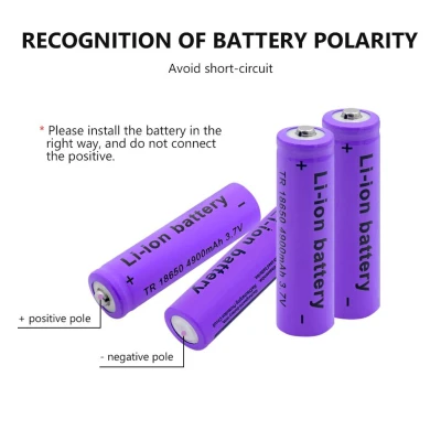 Set 2 Acumulatori MOV  Li-Ion ART 18650 4800 mAh 3.7V cu varf