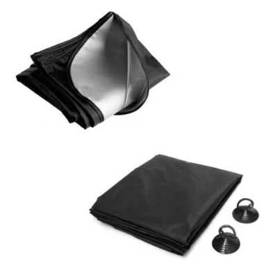 UB Set 2 Prelata protectie parbriz cu 2 fete Iarna / Vara 70 x 145 cm