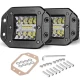 Set 2 Proiector auto 48W 4/6/4 LED 3 randuri 12/24v