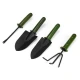 Set 4 unelte pentru gradinarit cu maner verde