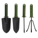 Set 4 unelte pentru gradinarit cu maner verde