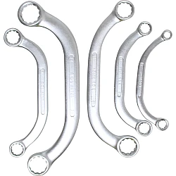 Set 5 chei inelare tip U  8x10-21x22 mm