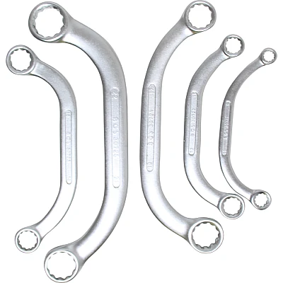 Set 5 chei inelare tip U  8x10-21x22 mm