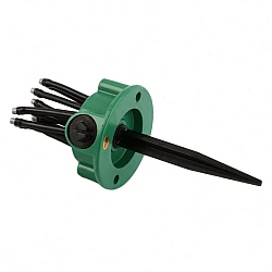 Aspersor de gradina cu 12 furtunuri flexibile semi-ajustabile