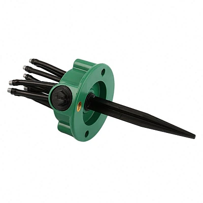 Aspersor de gradina cu 12 furtunuri flexibile semi-ajustabile Aspersor de gradina cu 12 furtunuri flexibile semi-ajustabile