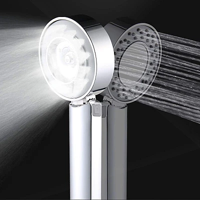 Cap de dus 2 in 1 cu dozator sampon TurboShower Cap de dus 2 in 1 cu dozator sampon TurboShower