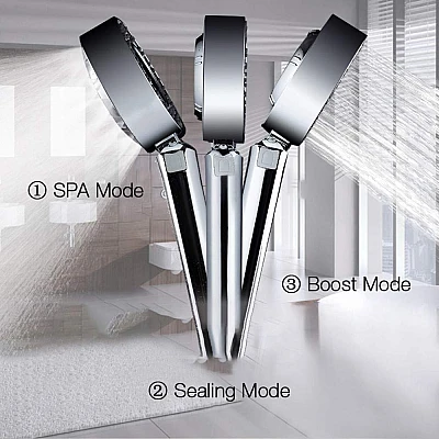 Cap de dus 2 in 1 cu dozator sampon TurboShower