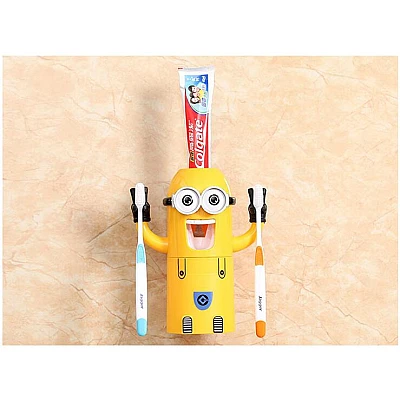Dozator Minion pasta de dinti si periute Dozator Minion pasta de dinti si periute