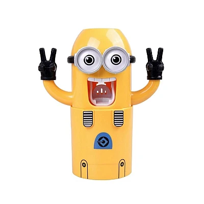 Dozator Minion pasta de dinti si periute Dozator Minion pasta de dinti si periute