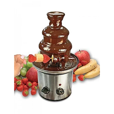 Fantana de ciocolata cu 3 nivele din INOX Fantana de ciocolata cu 3 nivele din INOX