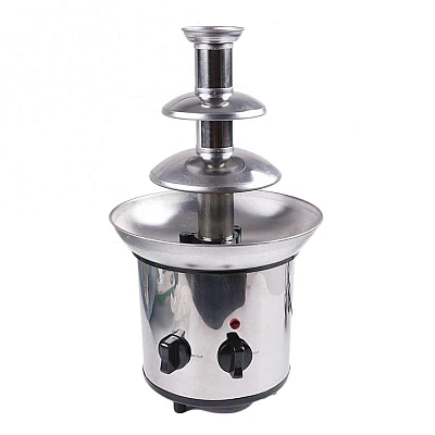 Fantana de ciocolata cu 3 nivele din INOX Fantana de ciocolata cu 3 nivele din INOX