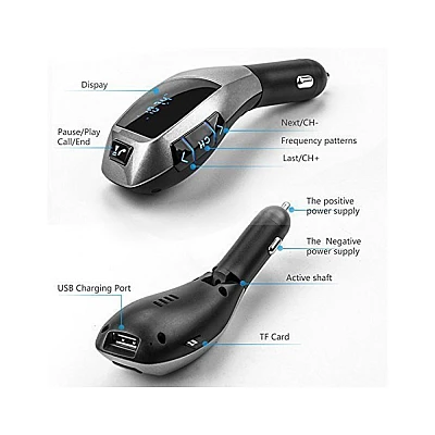 Modulator Masina Bluetooth X5, Handsfree, Port USB, Slot Card MicroSD Modulator Masina Bluetooth X5, Handsfree, Port USB, Slot Card MicroSD