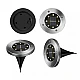 Set 4 Lampi Solare METALICE Disk Lights Argintii pentru gradina LY Set 4 Lampi Solare METALICE Disk Lights Argintii pentru gradina LY
