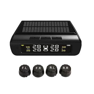 Sistem wireless monitorizare presiunea ROTI Display cu incarcare solara + 4 Capace Sistem wireless monitorizare presiunea ROTI Display cu incarcare solara + 4 Capace