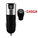 Splitter Bricheta Auto Bluetooth M10 cu Casca Handsfree Inclusa Splitter Bricheta Auto Bluetooth M10 cu Casca Handsfree Inclusa