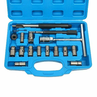Trusa 17 freze pentru reconditionarea injectoarelor Trusa 17 freze pentru reconditionarea injectoarelor