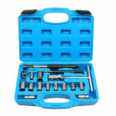 Trusa 17 freze pentru reconditionarea injectoarelor Trusa 17 freze pentru reconditionarea injectoarelor