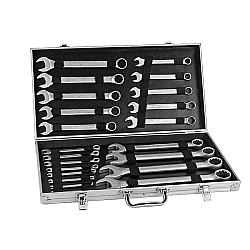 Trusa 22 chei fixe combinate cu clichet 6-32