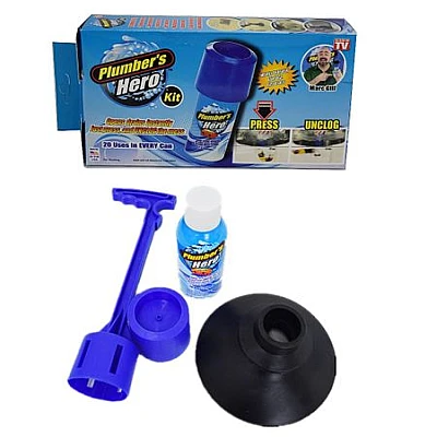 Tub cu presiune pentru desfundat scurgerile Plumber's Hero Tub cu presiune pentru desfundat scurgerile Plumber's Hero