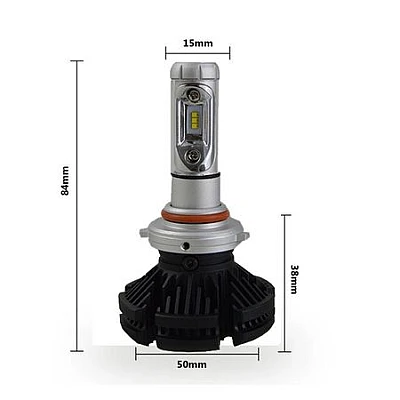 Set 2 becuri LED auto X3 H4 cu doua faze putere 50W 6000 lumeni temperatura 6000K Set 2 becuri LED auto X3 H4 cu doua faze putere 50W 6000 lumeni temperatura 6000K