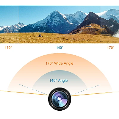 Camera Sport 4K HD ARGINTIE Carcasa rezistenta la Apa Camera Sport 4K HD ARGINTIE Carcasa rezistenta la Apa